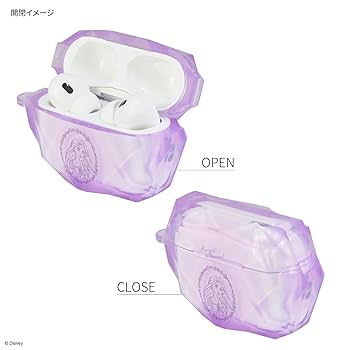 AirPods本体 Pro2 紫色キャラクターケース付き Amazon.co.jp: グルマンディーズ ディズニーキャラクター