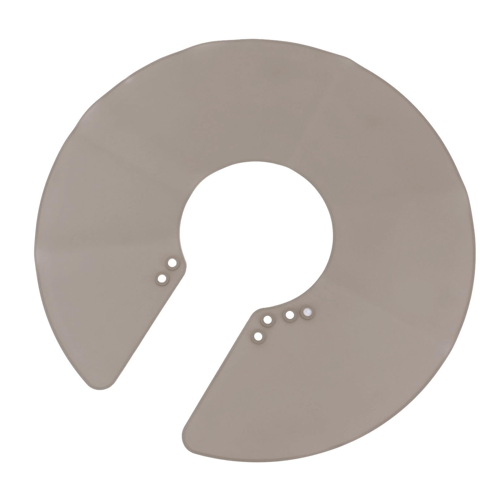 Silicone Hair Cutting Collar Enhanced Comfort Magnetic Fixation Protective Dyeing Pad Neck Collar Hair Salon (Grey)