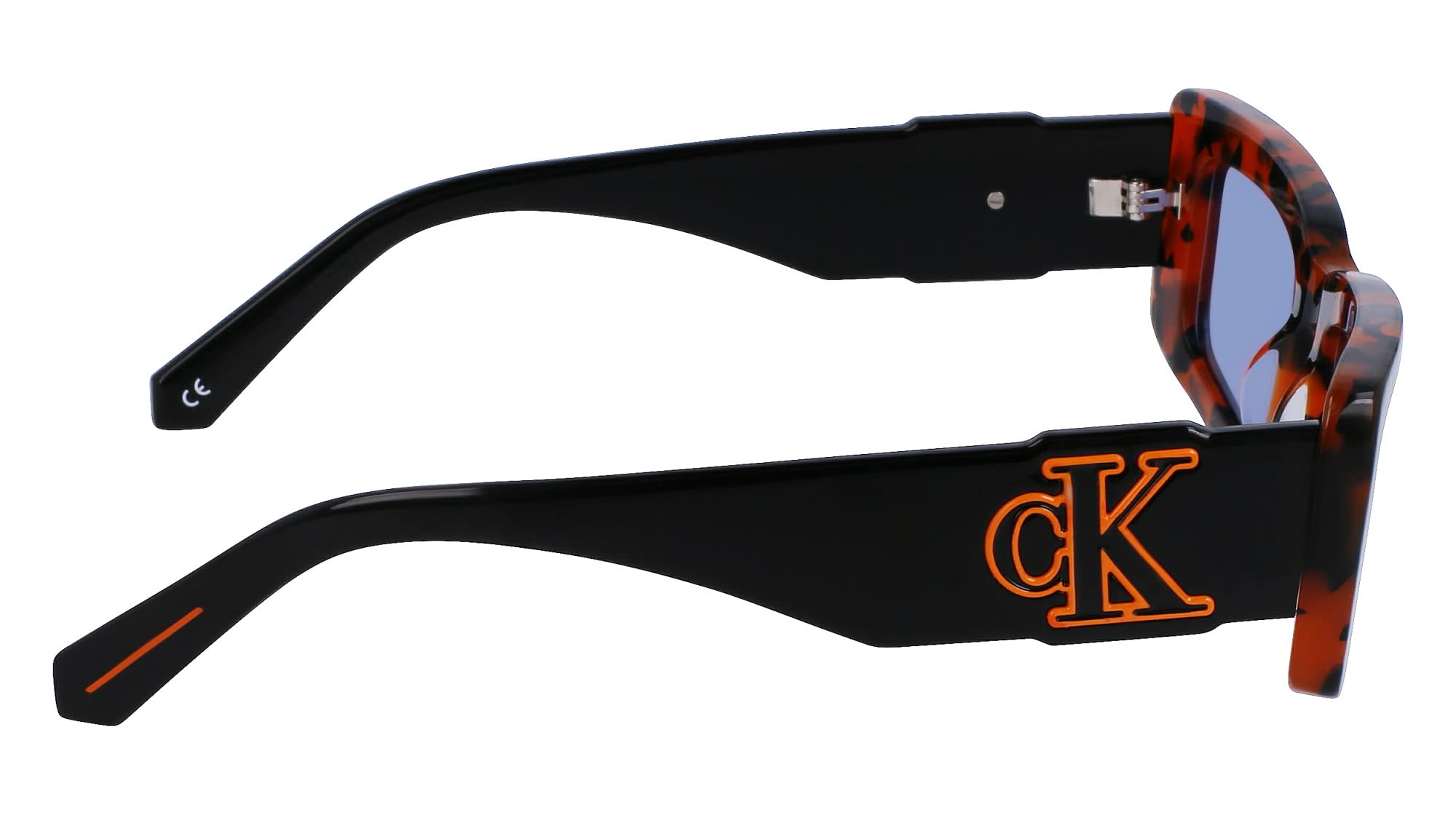 Calvin Klein Jeans CKJ23609S CKJ23609S 239 orange havana sole Unisex Kids Acetate, Standard, 52