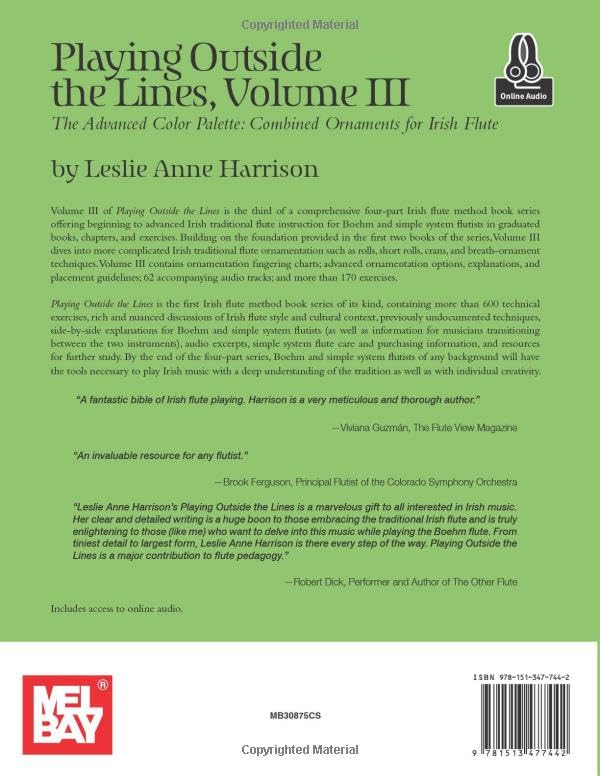 Irish Flute Playing Outside the Lines Vol 3 partition méthode flûte bois - 3