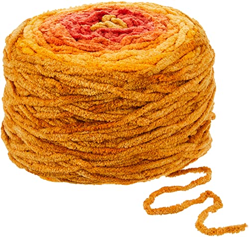 Image of Bernat Blanket yarn, Orange Crush Ombre