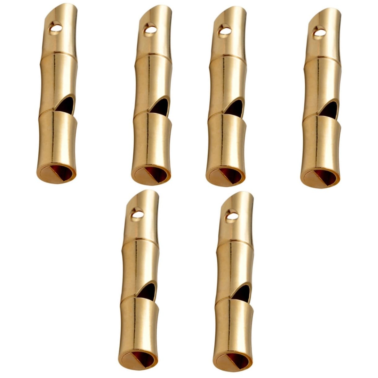BESPORTBLE 3sets 2pcs Brass Emergency Whistles for Outdoor Survival Portable Whistles for Camping Sports and Lifesaving Situations and Sturdy Design 2pcs*3