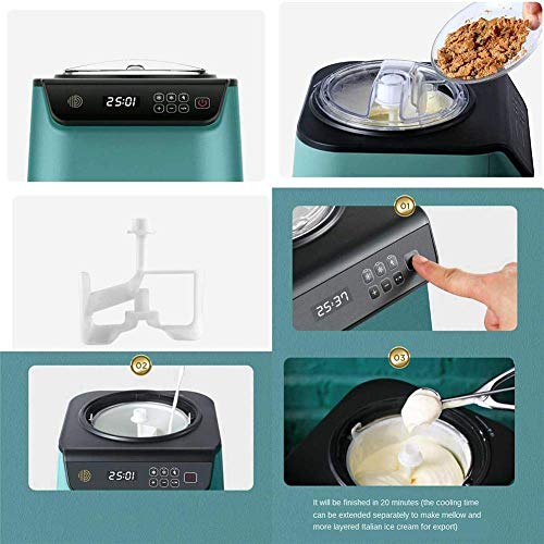 AYDQC Gefrorene Frucht-Dessert-Maschine, 220-50Hz / Electric-Eismaschine, vollautomatische Mini-Frucht-Soft-Servier… – Bild 4