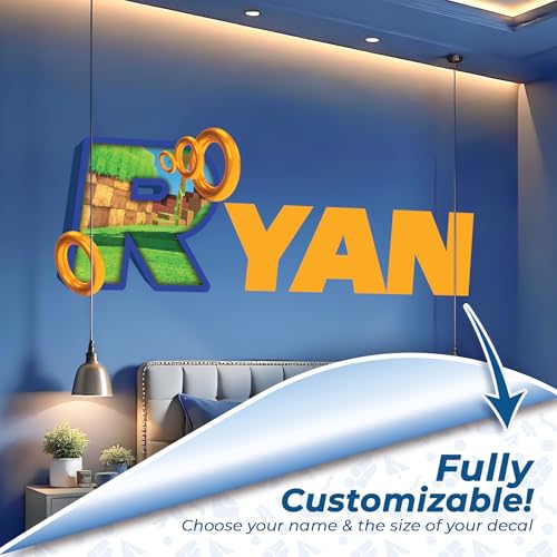 Vinilo Decorativo Nombre Speed Lightning para Pared miniatura 6