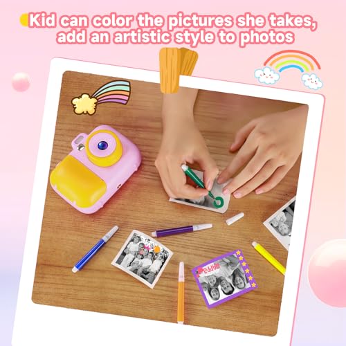 Stinaolt SYL29 Kids Camera Instant Camera, Kids For 3-12 Year Old Girls Boys, Kids Digital Camera Instant Print thumb #7