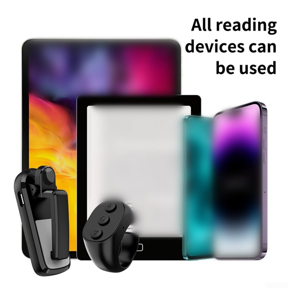 Télécommande sans fil pour tourne-page Kindle, autonomie 48h, portée 5m (Jx-07 rose)