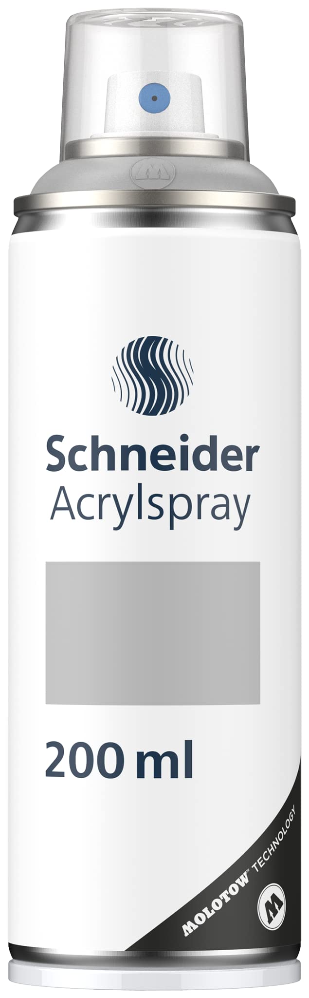 Schneider Paint-It 030 Supreme DIY Sprühfarbe, 200 ml, silver matt