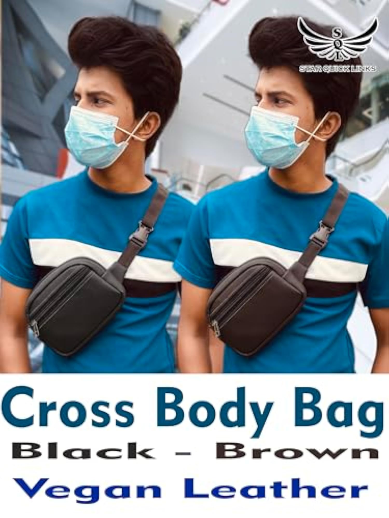 Leather Waist Pack Cross Body Bag for Travel, Unisex