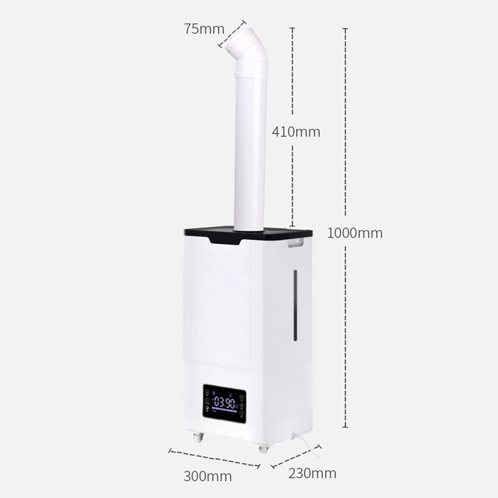Humidificador, humidificador Comercial, humidificadores para Dormitorio, humidificador de Aire, 3 Modos de Niebla y Apagado automático, Muy silencioso para Office Hom
