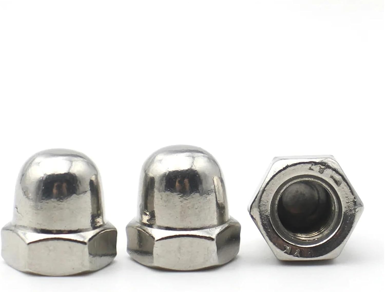 304 Stainless Steel Acorn Cap Nuts Dome Head Decorative Hex Nut M3 M4 M5 M6 M8 M10 M12 M14 M16 M18 M20-M24 1/2/5/10-50Pcs(M18 (1pcs))