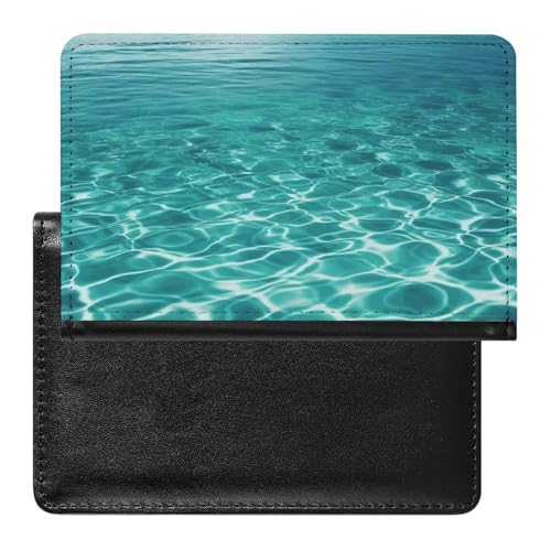 Blue Aqua Pool �E�H�[�^�[�p�X�|�[�g�z���_�[ ���N�`���J�[�h�z���_�[ �g���x���h�L�������g�I�[�K�i�C�U�[ PU���U�[ �p�X�|�[�g�J�o�[ ID�J�[�h�v���e�N�^�[�P�[�X �N���W�b�g�J�[�h�I�[�K�i�C�U�[ ���f�B�[�X/�����Y