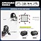 Motorrad Trägersysteme,KKnoon Motorrad Gepäcknetz Helmnetz Aufbewahrungsnetz mit 8 Haken Motorradhelm Netz Elastisch Spannnetz Sicherungsnetz Transportnetz für Motorrad