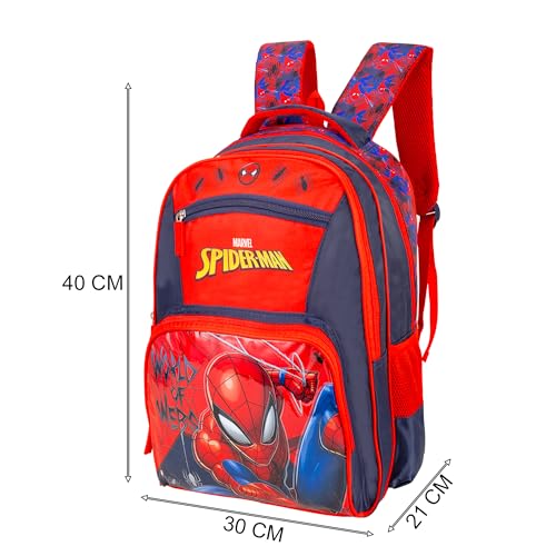 Image of Spider-Man School Bag 14 Inch Marvel Superhero Backpack for Daily School Use Bag