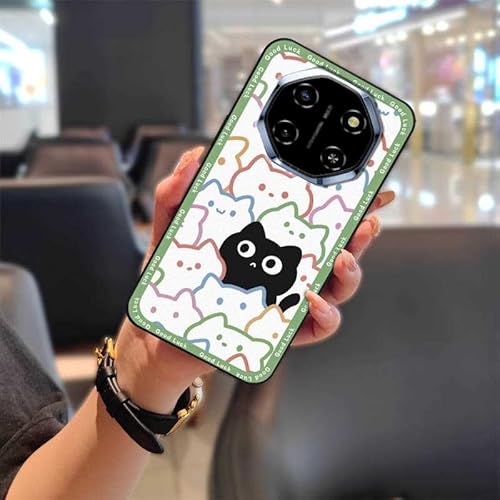 Phone Case Compatible with Blackview Shark6, Cartoon Design Silicone TPU Anti-dust Waterproof Full wrap Dirt-resistant Shockproo
