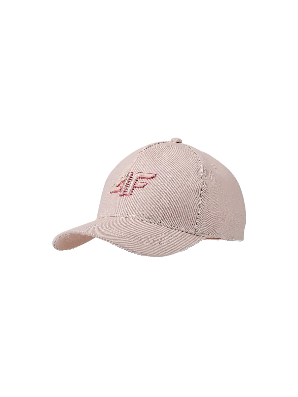 4F Czapka z daszkiem strapback dziecięca - beżowa Uniwersalny
