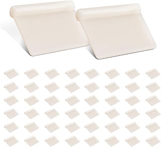 50 Pieces A118 Nylon Camper Tab Sew-In Curtain Tabs, Pop up Camper Curtain Tabs, Camper Tab Replacement for Rv Designer Internal Window Curtain Track A206/ A206w/A207 for Pop up Camper Curtains