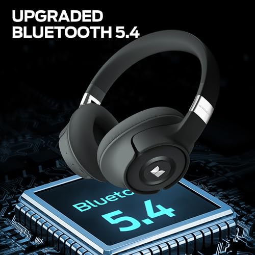 Image of Monster Persona SE ANC Active Noise Cancelling Headphones, Bluetooth Headphones Over Ear, 60H Playtime, HiFi Stereo Audio, Deep Bass, Built-in Mic, Wireless Headsets for Home Office(Grey)