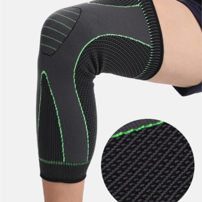 Nylon Knitted Breathable Lengthened Knee Pads Soft for Men and Women