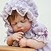 Cloveray 20inchs Lifelike Reborn Baby Doll, Adjustable Posture Vinyl Newborn Doll with Removable Dress, Realistic Baby Doll for 3+ Ages