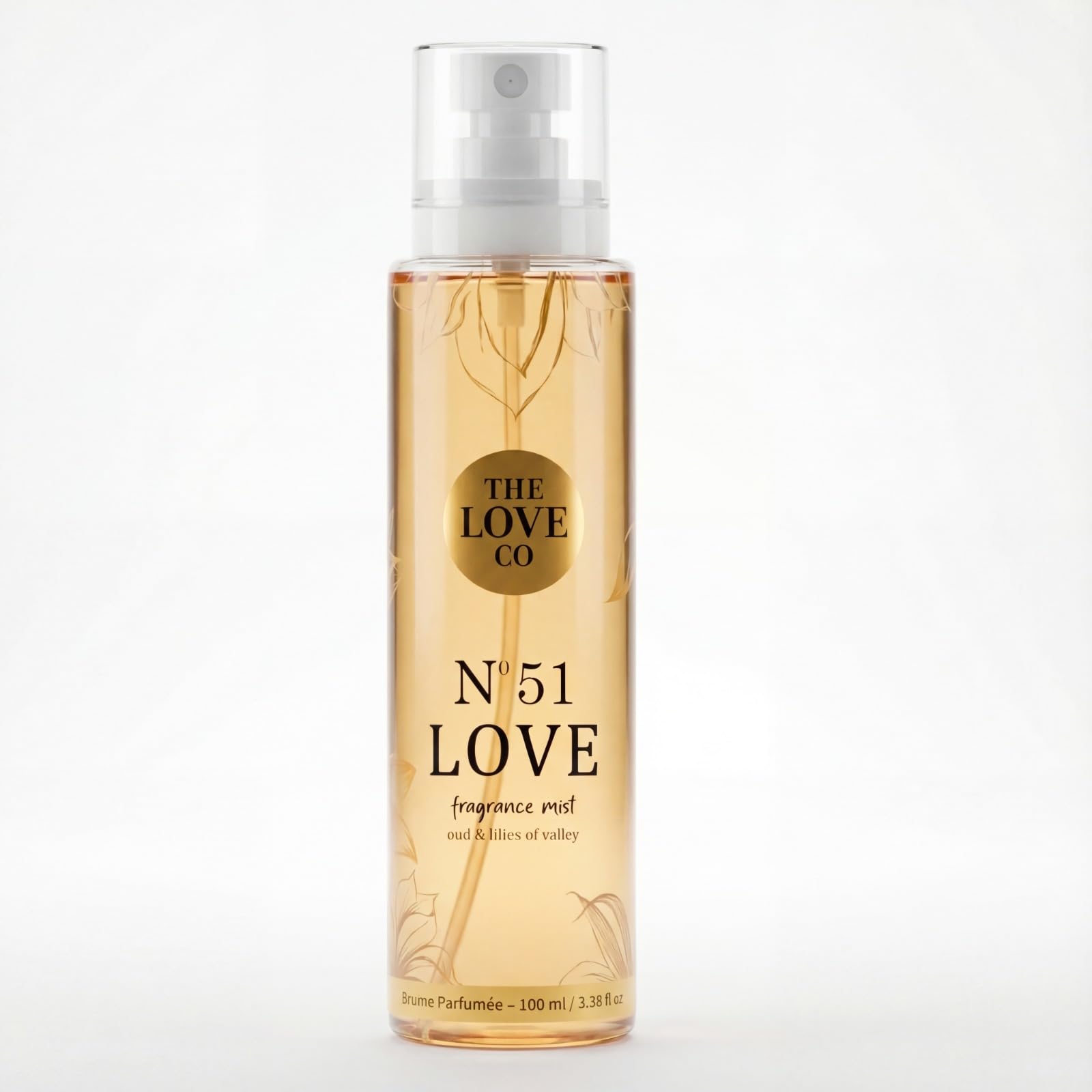 THE LOVE CO. N° 51 Body Mist for Women 100ml | Long-Lasting Oud