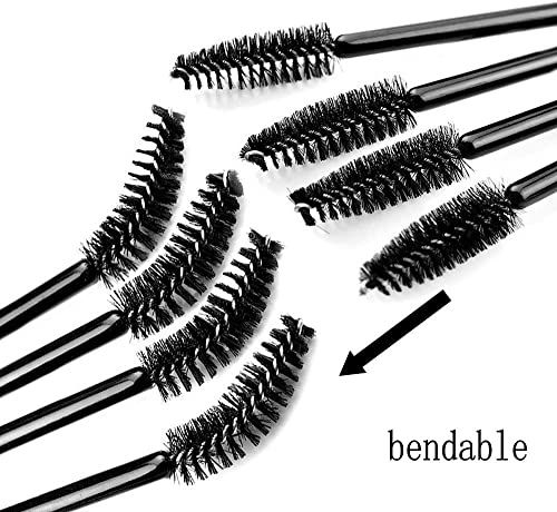 JZK 120 Einweg Wimpernbürsten Set Wimpernkamm Wimperntusche Pinsel Augenbrauen Mascara Bürste für Makeup