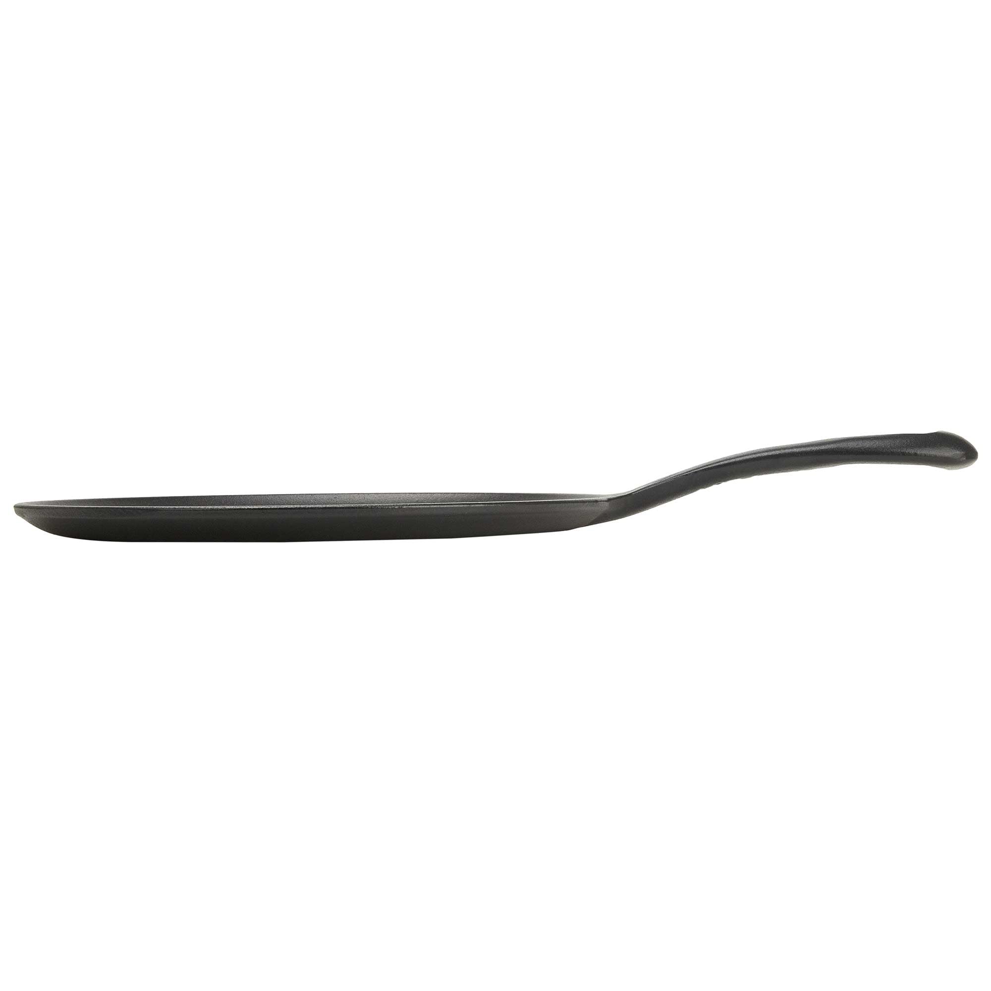 VICTORIA Plancha Cocina Inducción Comal Hierro Fundido Esmaltado para Pizza, Tortillas 26,6cm, Fuego, Barbacoa, Horno, Vitrocerámica, Gas, Sartén Libre de Tóxicos sin PTFE