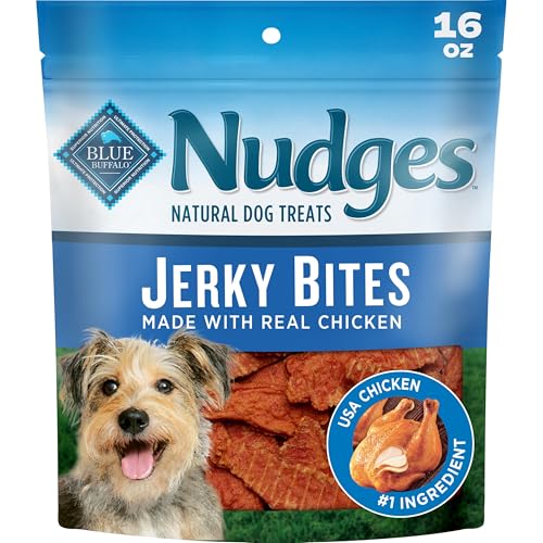 Blue Buffalo Nudges Chicken Jerky Bites...