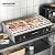 ROVSUN 30" Electric Countertop Flat Top Griddle, 3000W Electric Griddle, Teppanyaki Grill Stainless Steel with Adjustable Temperature Control 122°F-572°F for Home Restaurant Commercial