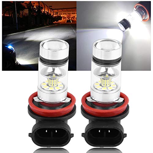 Qiilu Auto fendinebbia a LED, 2 pezzi 100W