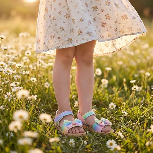 Image of Trary Toddler Sandals for Baby Girls Boys Summer Sandals Cute Kids Shoes Lightweight Open Toe Sandals Beach Holiday Unisex Child Sandals