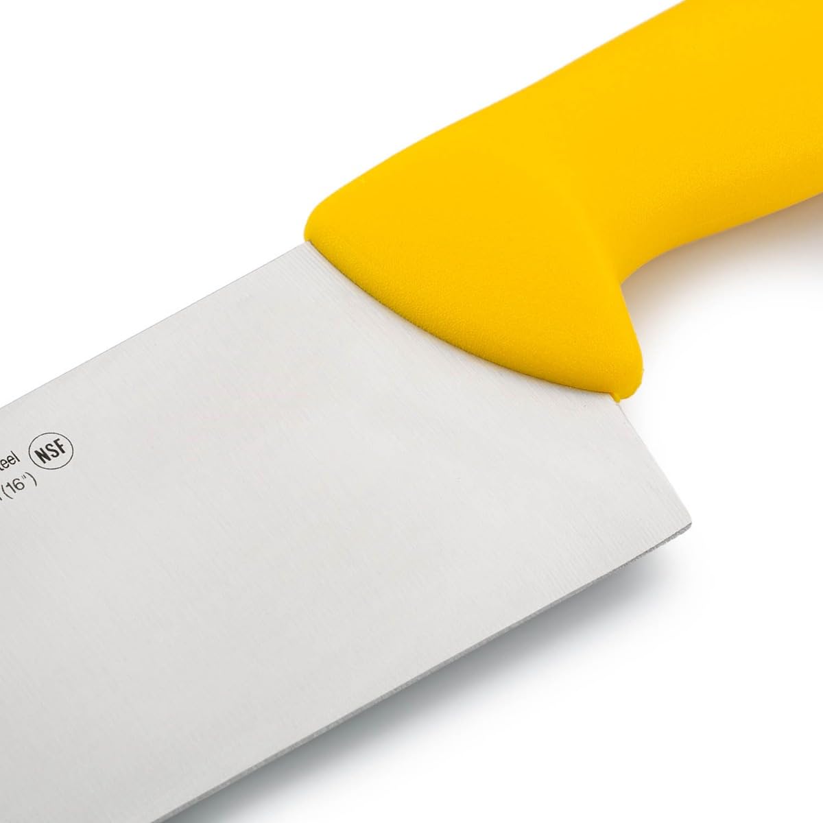 Arcos Serie 2900 - Cuchillo Salami/Queso - Hoja de Acero Inoxidable NITRUM de 410 mm - Mango inyectado en Polipropileno Color amarillo