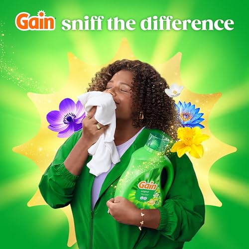 Gain Liquid Laundry Detergent with Odor Defense, Original Scent, Laundry Soap For HE Washing Machines, 60 fl oz, 45 Loads, Pack of 2 (Packaging May Vary) - image 8