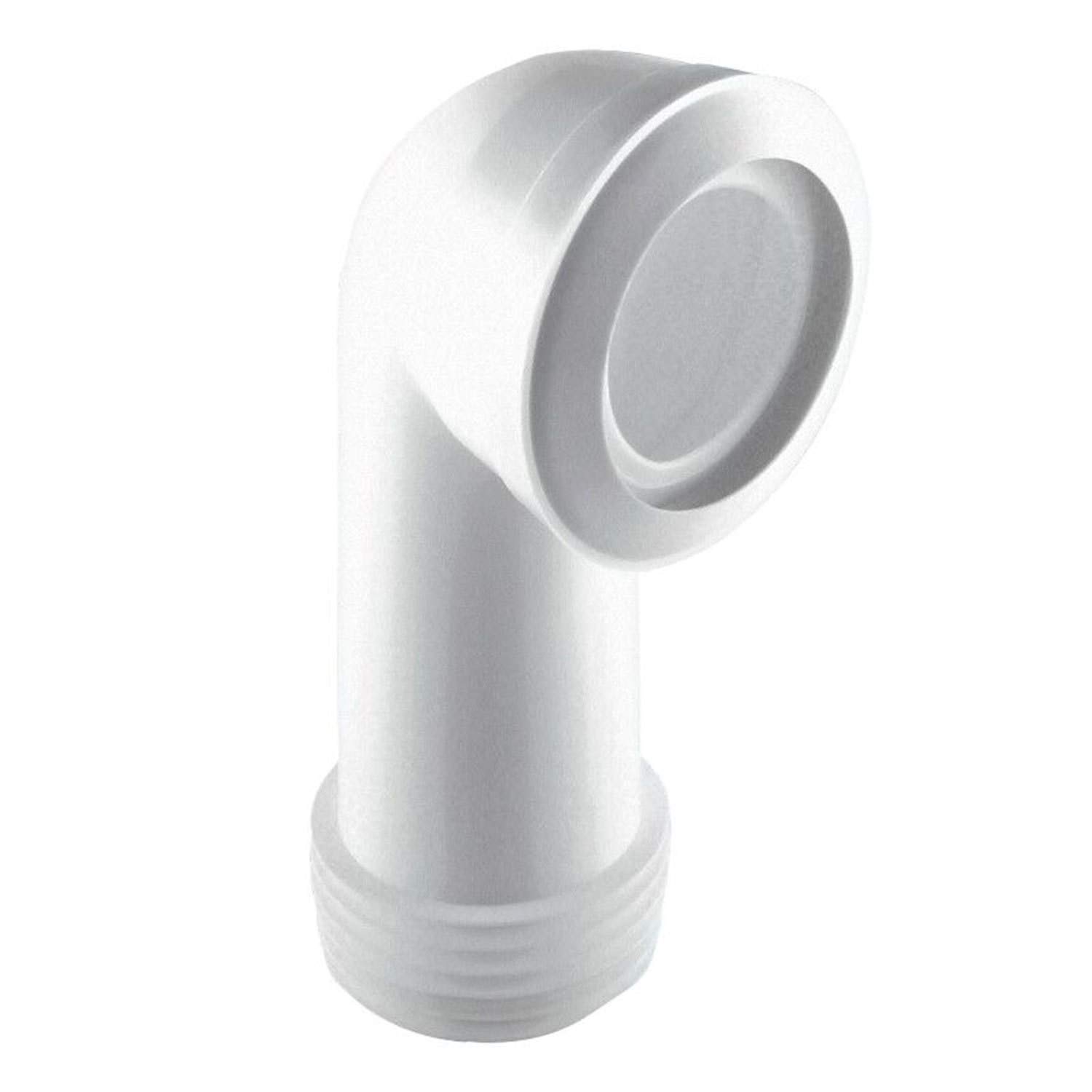 Mcalpine Mac-8L 97-107Mm Inlet X 4"/110Mm Outlet 90? Bend Macfit Wc Connector 5036484019608