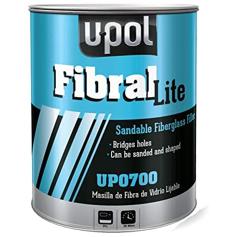U-Pol Products 0700 FIBRAL Glass Fiber Filler - 3 Liter Cover