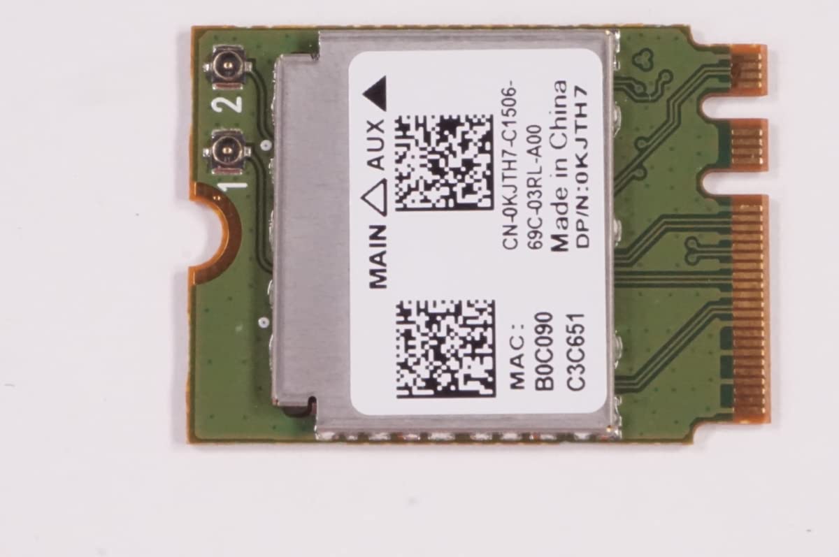 FMB-I Compatible with KJTH7 Replacement for Dell Card, Wireless, INSPIRON 11 (3157) INSPIRON 11 (3157 Silver