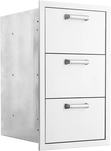 Miniatura 2 de BBQGUYS Signature - Cajón de acceso triple de acero inoxidable de 16 pulgadas - Contempo