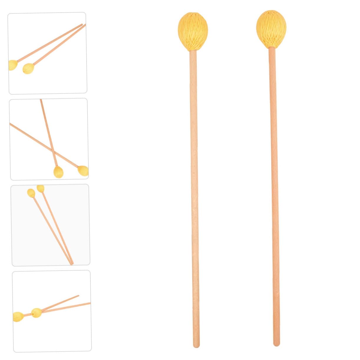 ibasenice 6piezas Mallets De Marimba Arce Premium De Accesorios De Percusión Para Principiantes y Profesionales Herramienta y Resistente Para Instrumentos De Percusión