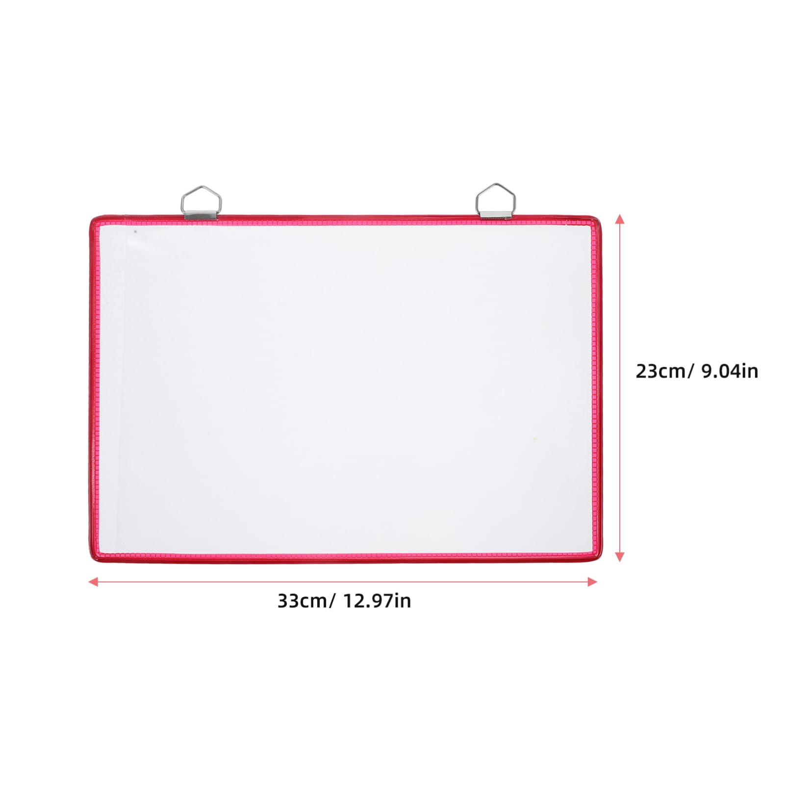 ARTIBETTER 2Pcs Clear Hanging Wall File Organizer File Display Bag for Home Office School Use Stylish Wall Document Holder for Bills and