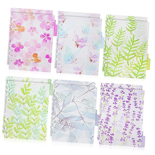 Séparateurs classeur format lot de 2 pièces intercalaires colorés DOITOOL - 5