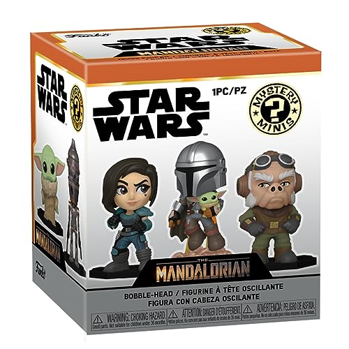 Funko Mystery Mini - Star Wars: The Mandalorian - 1 of 12 to Collect - Styles Vary- Vinyl-Sammelfigur - Geschenkidee - Offizielle Handelswaren - Spielzeug Für Kinder und Erwachsene - TV Fans