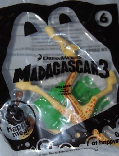 2012 Phil & Melman the Giraffe McDonald's Action Figure # 6 Madagascar 3