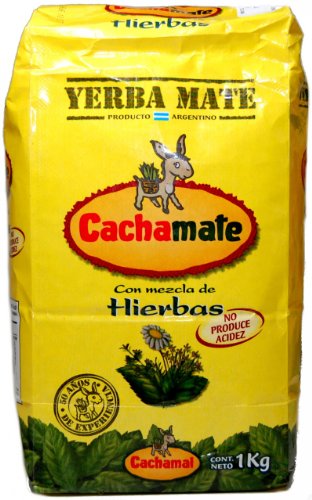 Yerba Mate Cachamate Mezcla De Hierbas (アシデス無添加) 2.2ポンド/1キロ