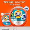 Tide Power Pods Sport Laundry Detergent Pacs, 18 Count, Advanced Sweat + Stain Fighter