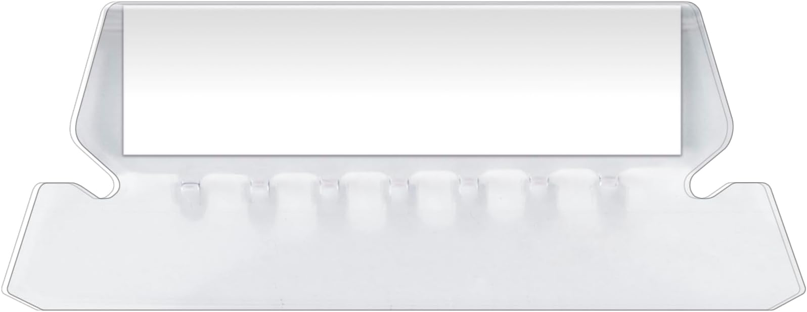 Pendaflex Insertable Plastic Tabs Hanging Folder Tabs, 2", Clear, 25 Tabs and Inserts per Pack (42)