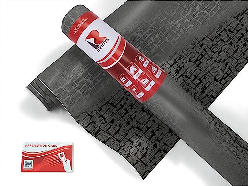 Film vinyle pour voiture texture relief Ombre Nocturne 3D Rwraps
