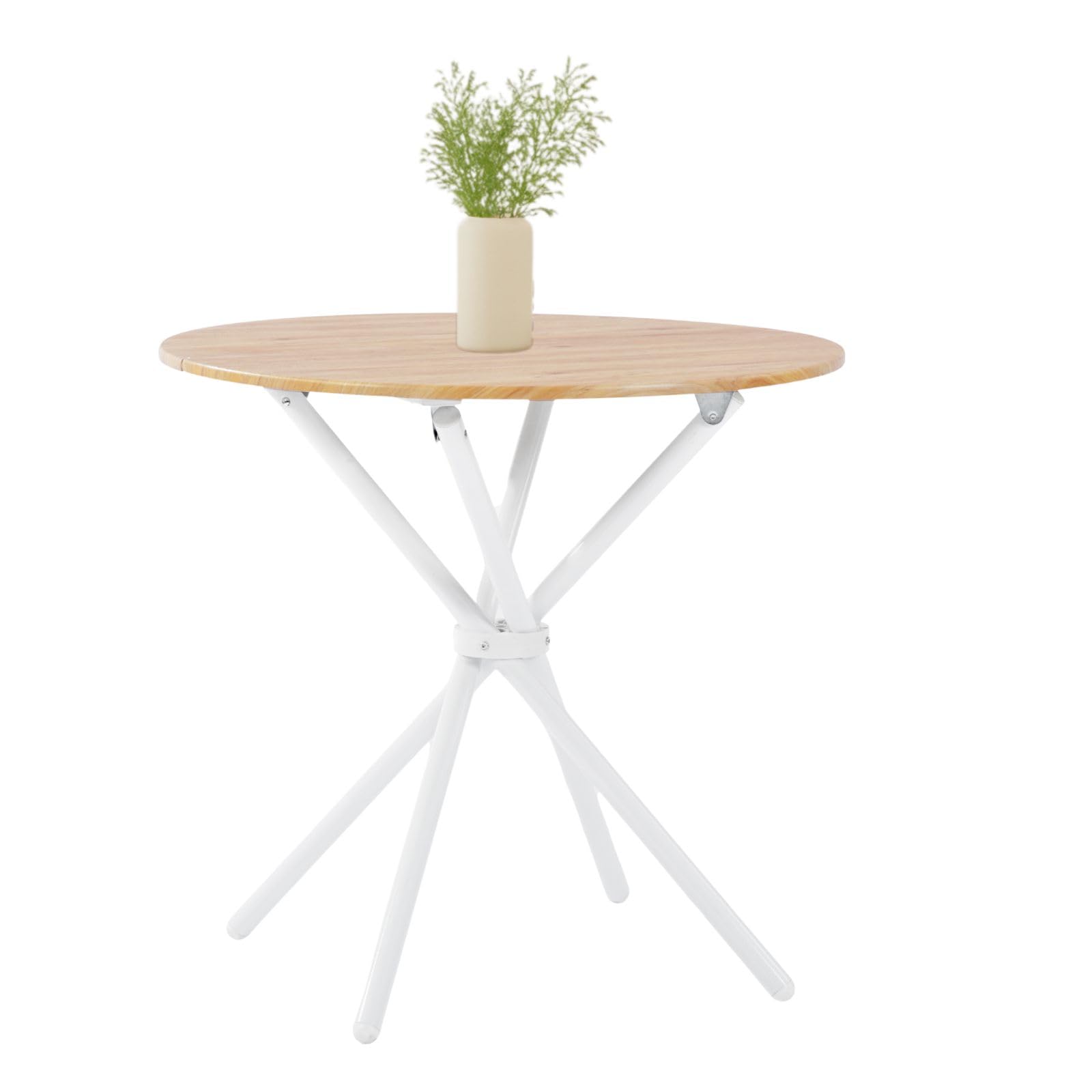 ETHNICRAFT tavolo rotondo TORSION ( 127 cm, naturale - Rovere