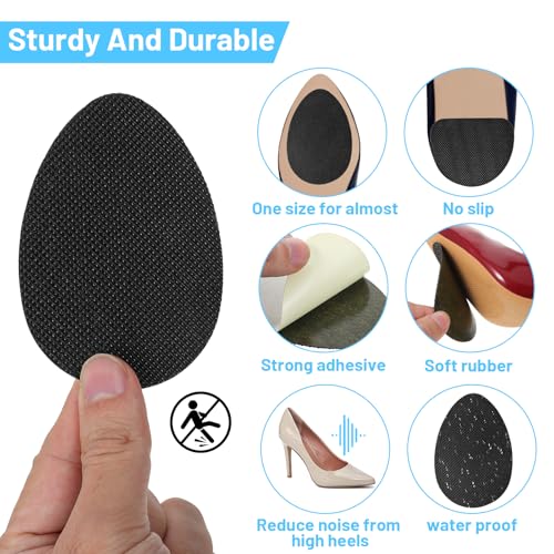 Protectores antideslizantes para suelas de zapatos TIESOME 12 piezas miniatura 3
