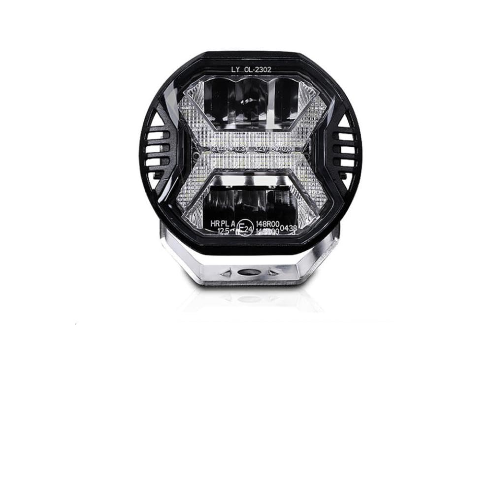 4 Inch LED Work Light Bar Driving Lamp Spotlight Auxiliary Light 12 24V Headlight Compatible With Offroad 4x4 ATV Car(1pcs White DRL)