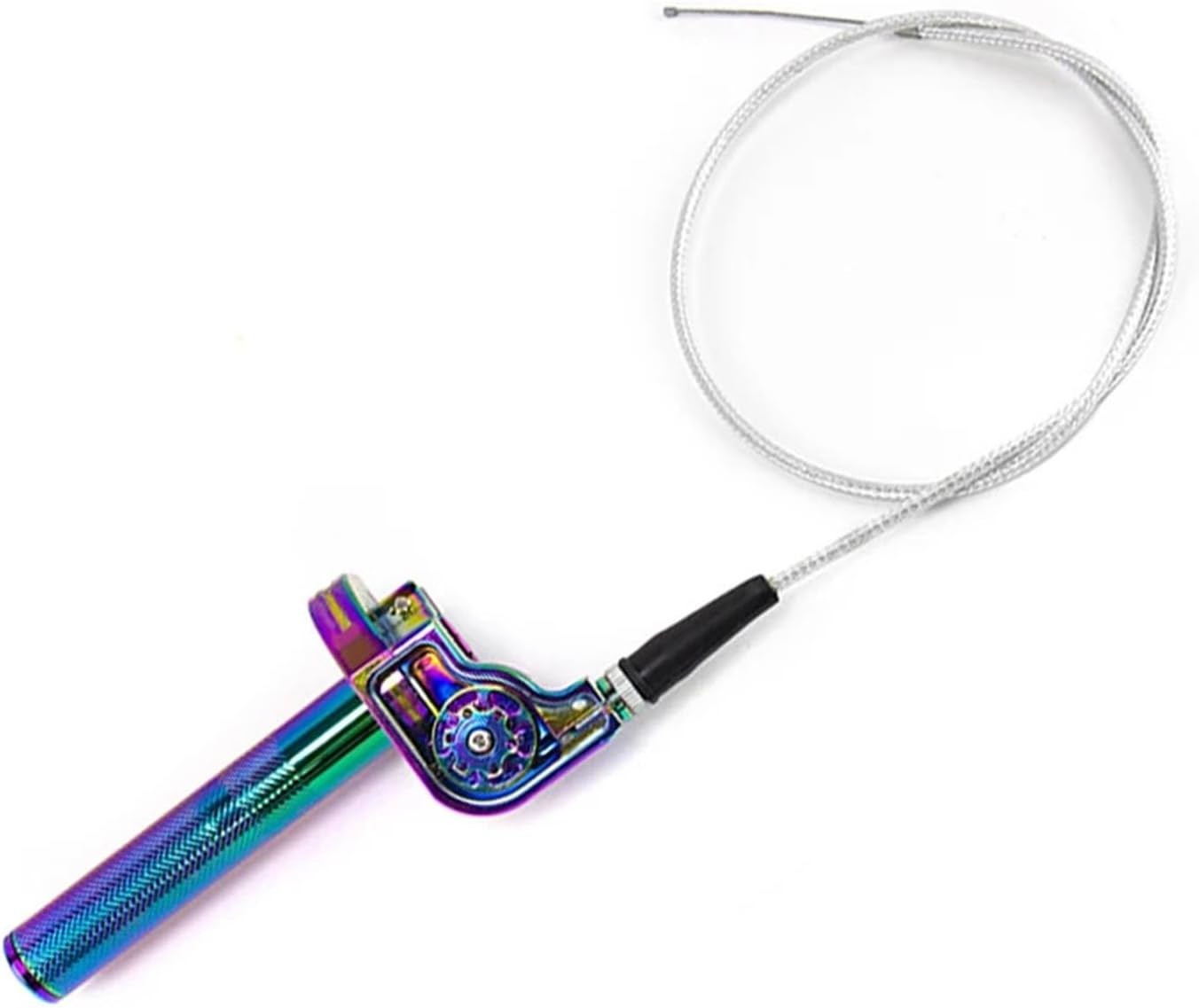 7/8'' Universal Motorcycle Handlebars Accelerator Twist Throttle Handle Grip Cable Quick Crf Pit Bike ATV(Color)