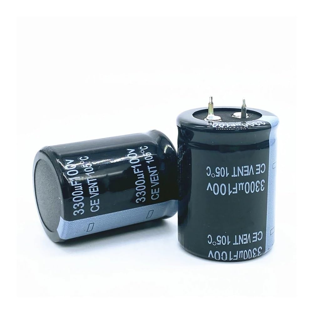 ICXLPMC 2pcs/lot 100V 3300UF Radial DIP Aluminum Electrolytic Capacitors size 30 * 40 3300UF 100V Tolerance 20%
